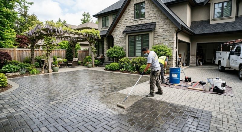 Concrete Patio Sealing in Alpharetta, GA