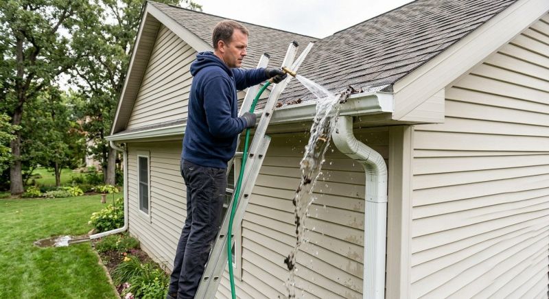 Gutter Downspout Unclogging in Pittsburgh, PA